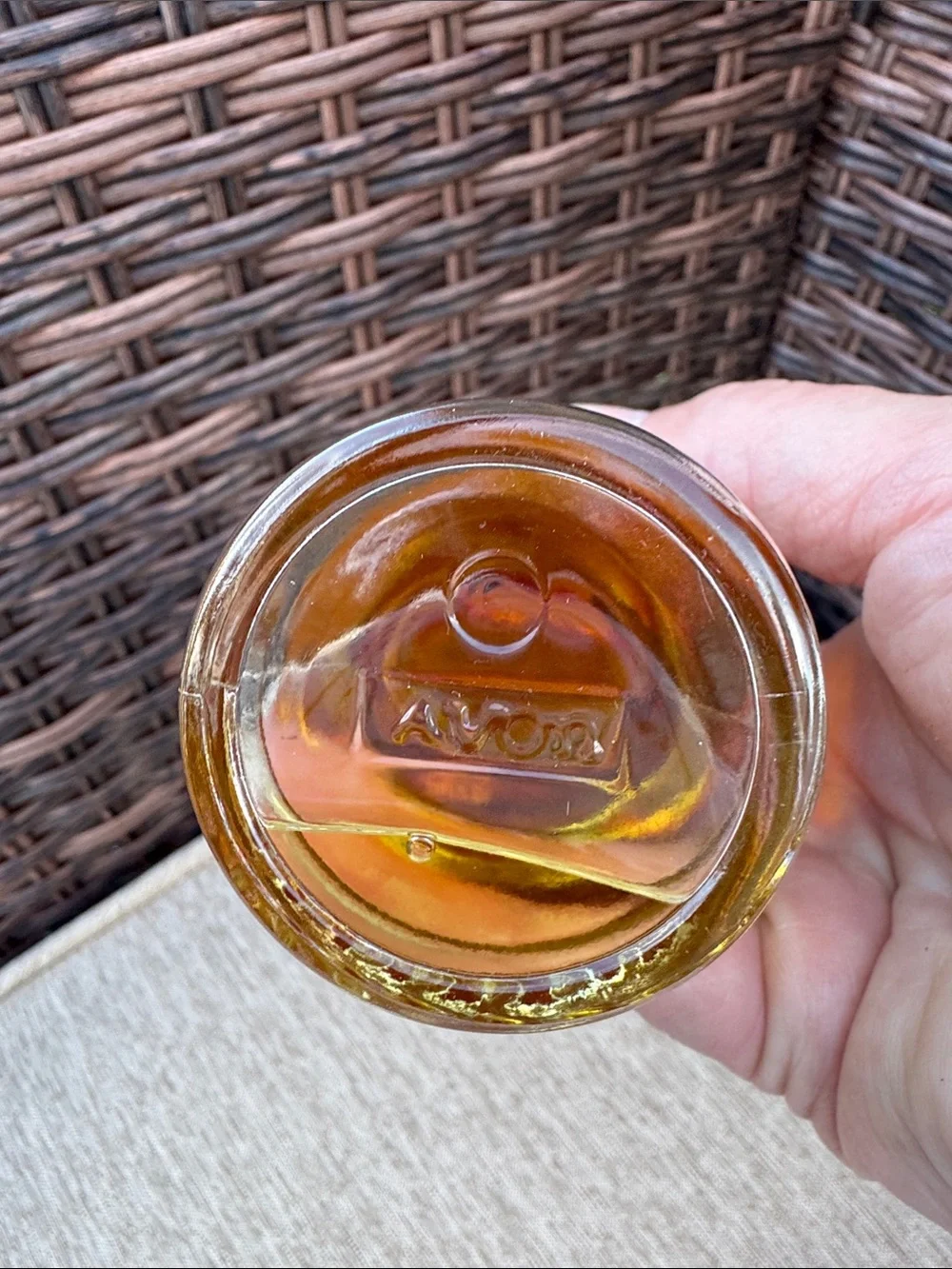 VTG Avon Spicy aftershave full bottle Worlds Greatest Dad Trophy with red cap